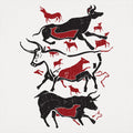 Cave Art Bulls Prehistoric Lascaux Cave Painting