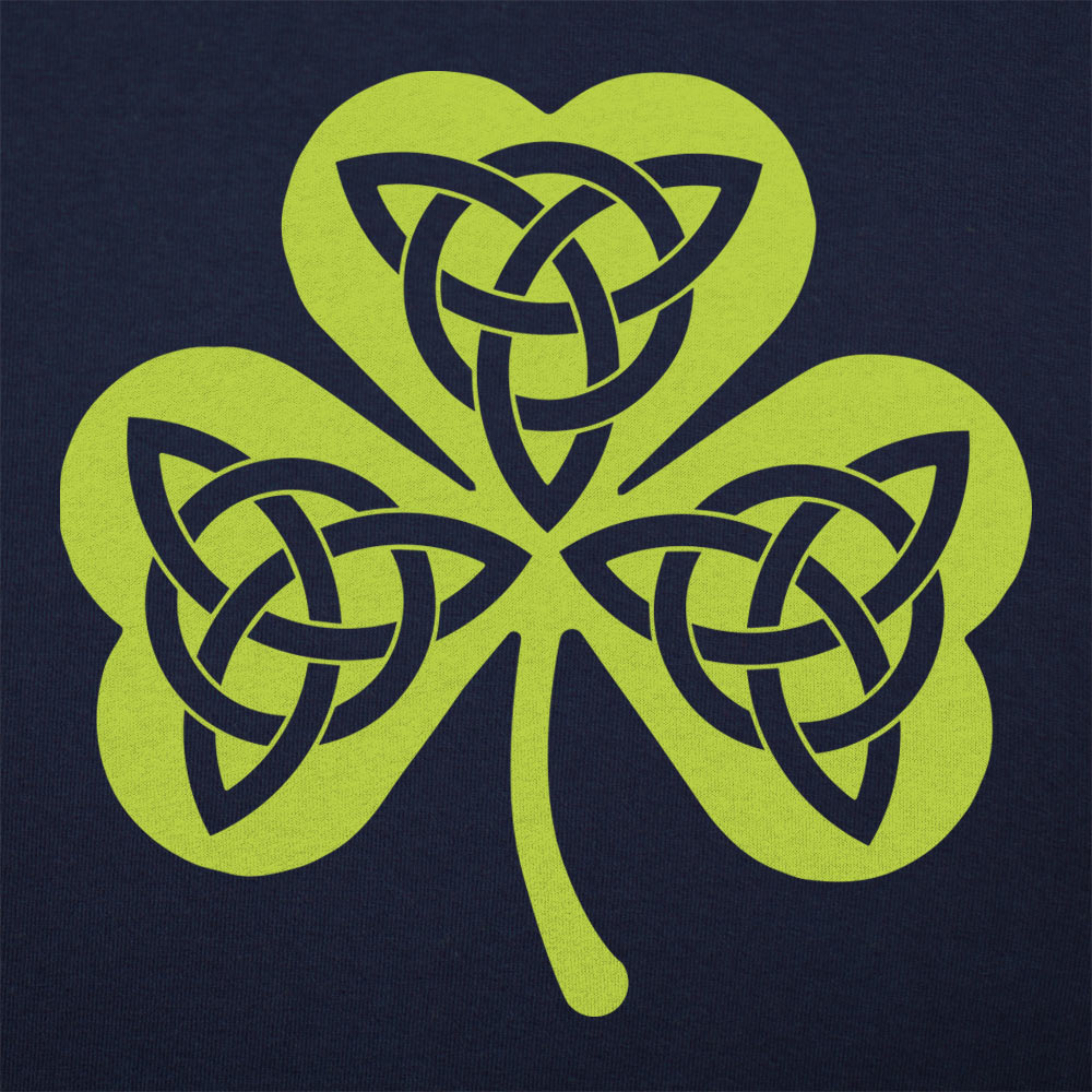 Celtic Shamrock with Trinity Knots Graphic