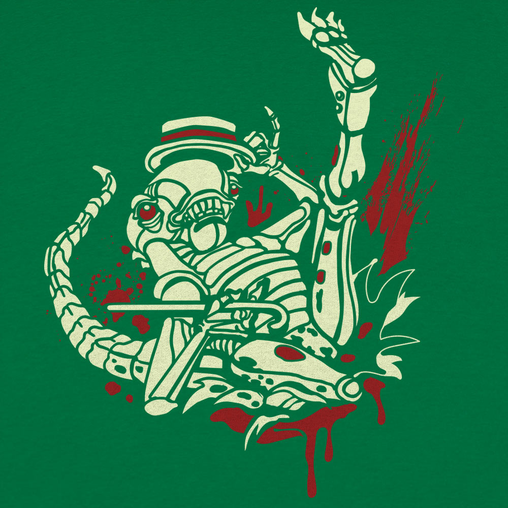 Chest Burstin' Dancer Alien Creature in Top Hat
