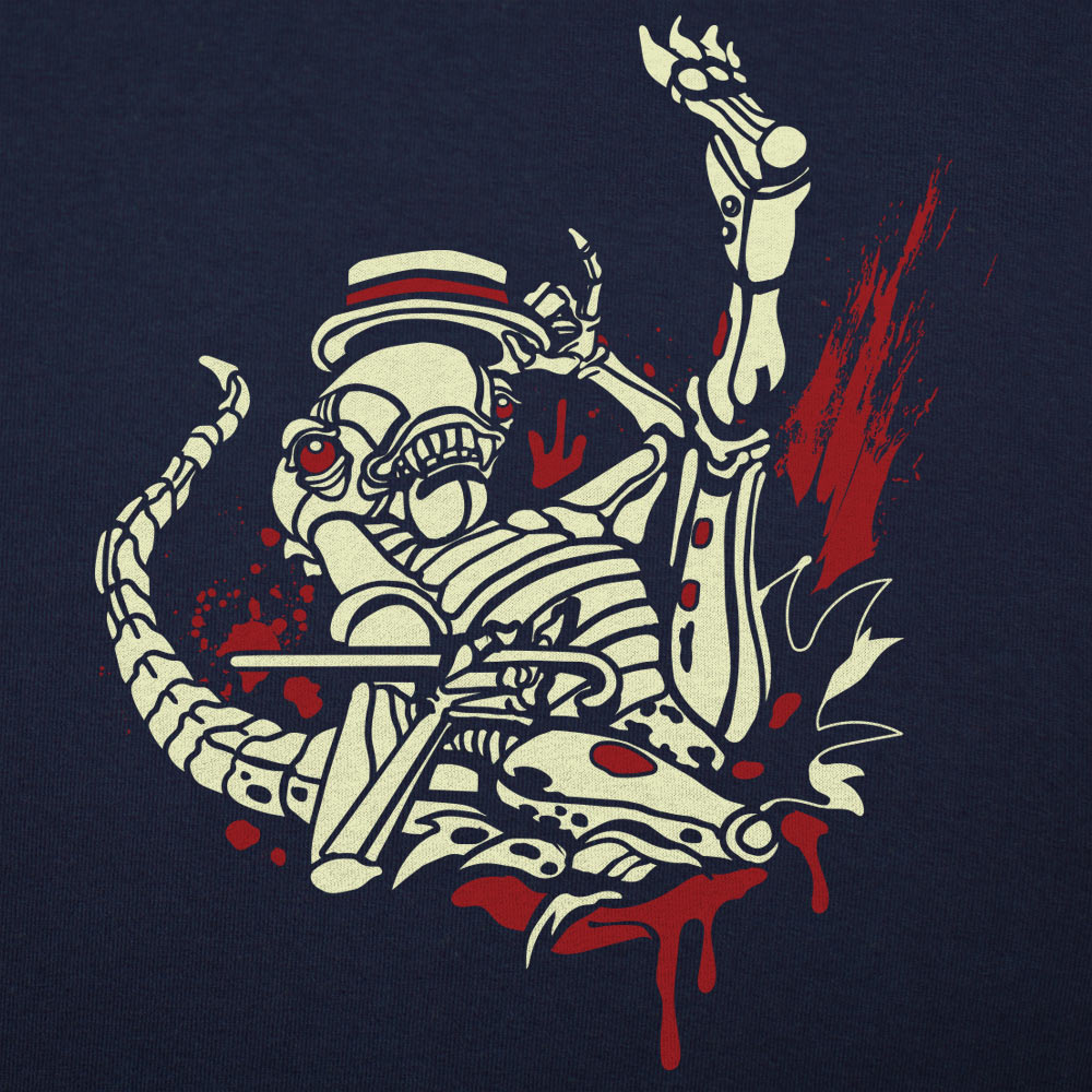 Chest Burstin' Dancer Alien Creature in Top Hat