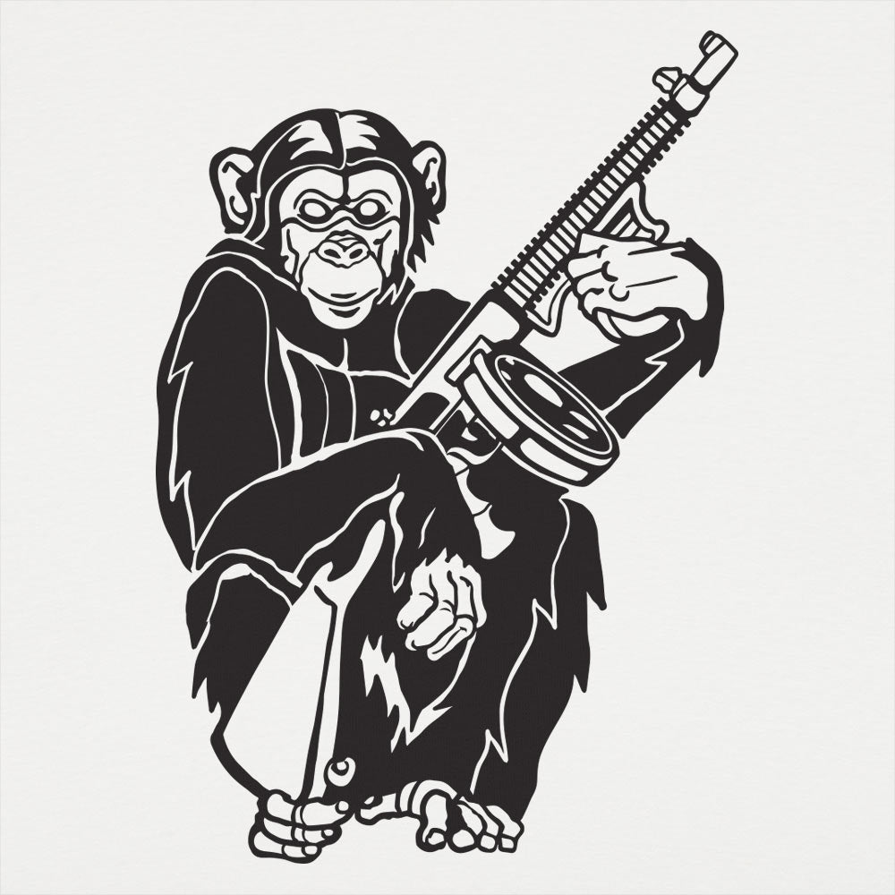Chimp With A Gun Graphic