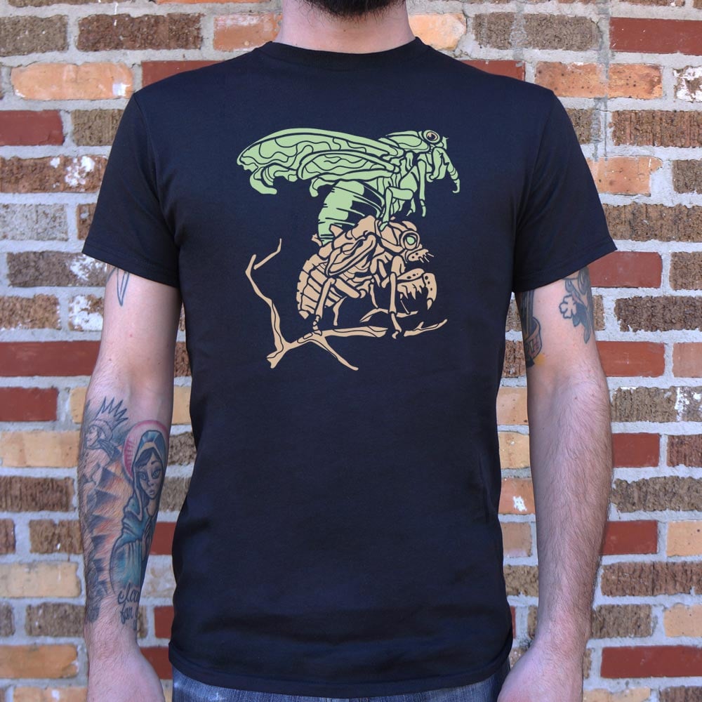 Cicada Molting Graphic