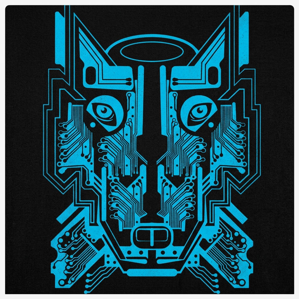 Circuit Wolf Circuit Board Graphic