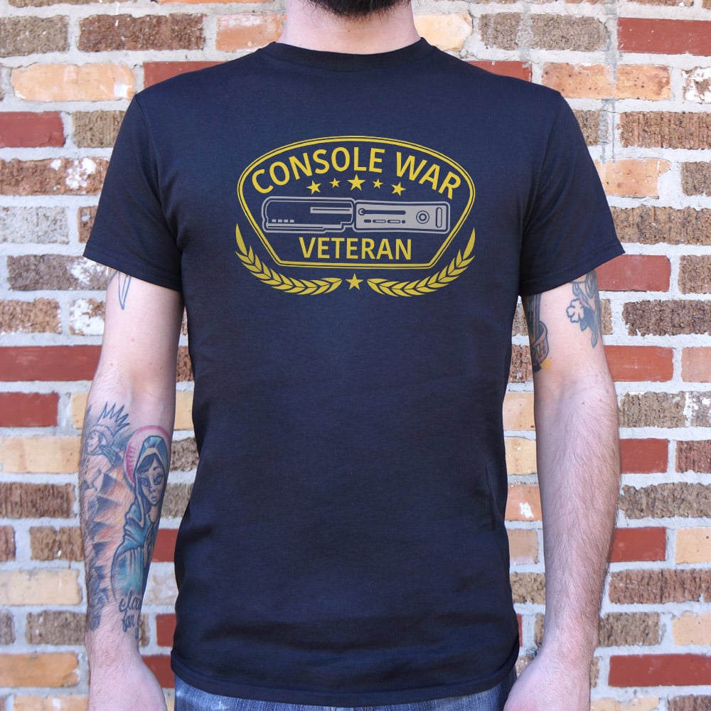 Console War Veteran Military Badge with Game Systems