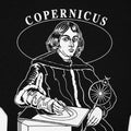 Copernicus Astronomer with Solar System Model