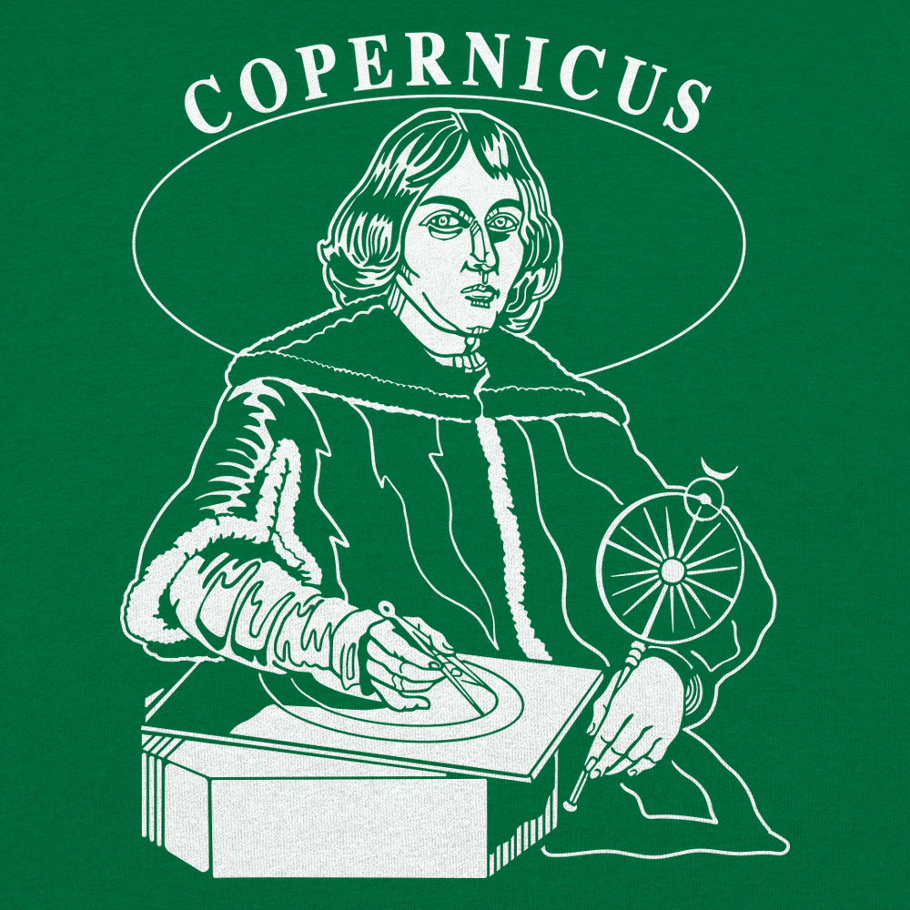 Copernicus Astronomer with Solar System Model