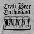 Craft Beer Enthusiast with Beer Flight