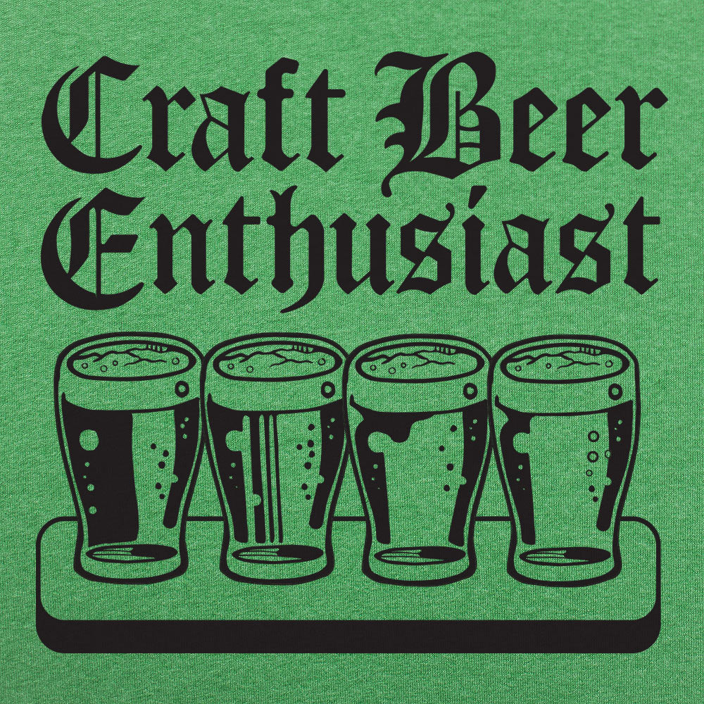 Craft Beer Enthusiast with Beer Flight
