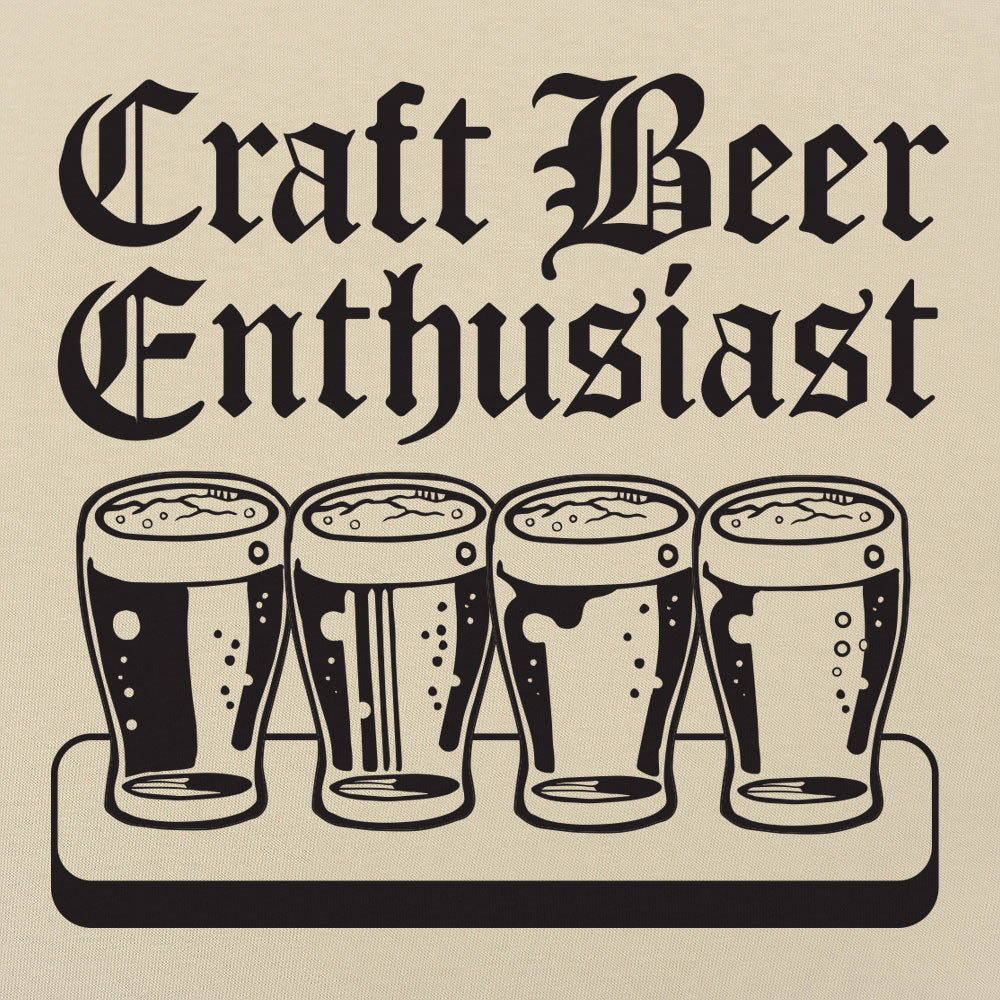 Craft Beer Enthusiast with Beer Flight