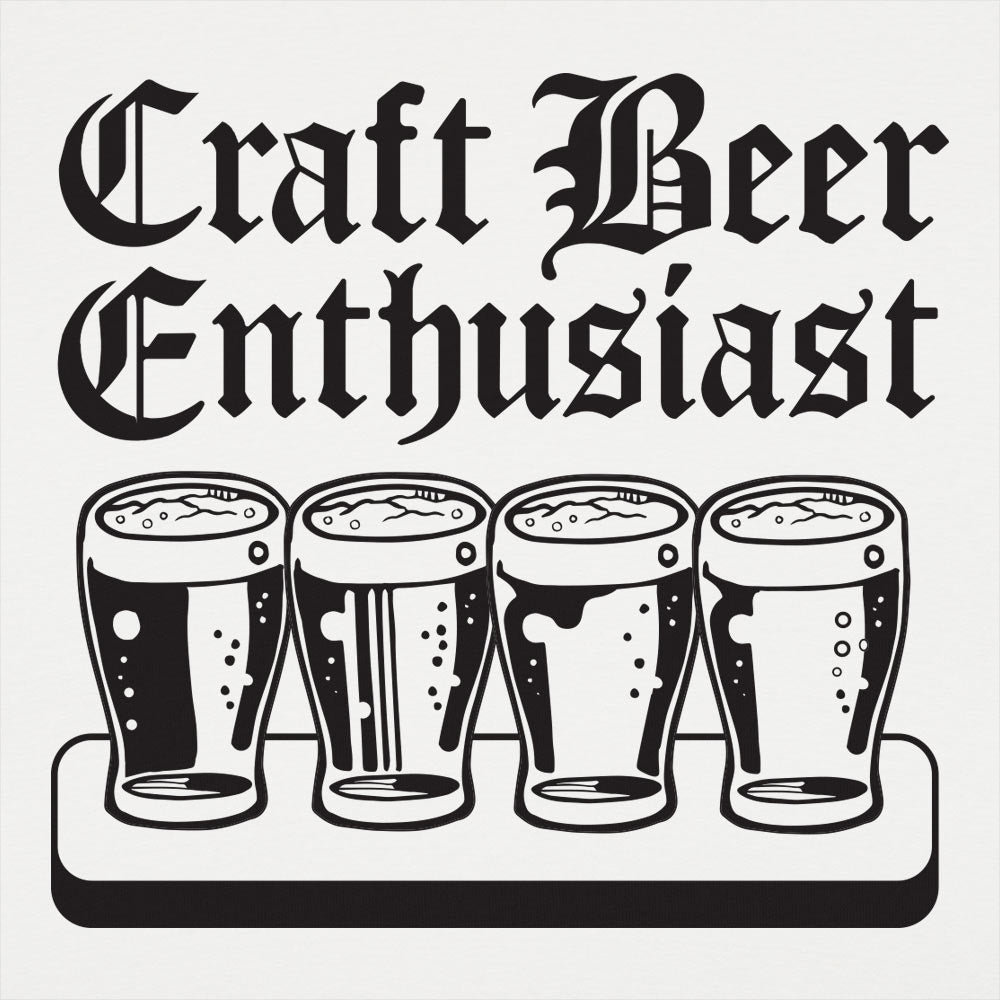 Craft Beer Enthusiast with Beer Flight