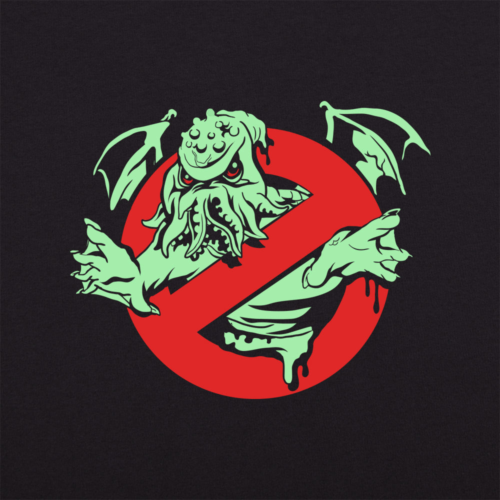 Cthulhu Buster Tentacled Monster in No Ghost Logo
