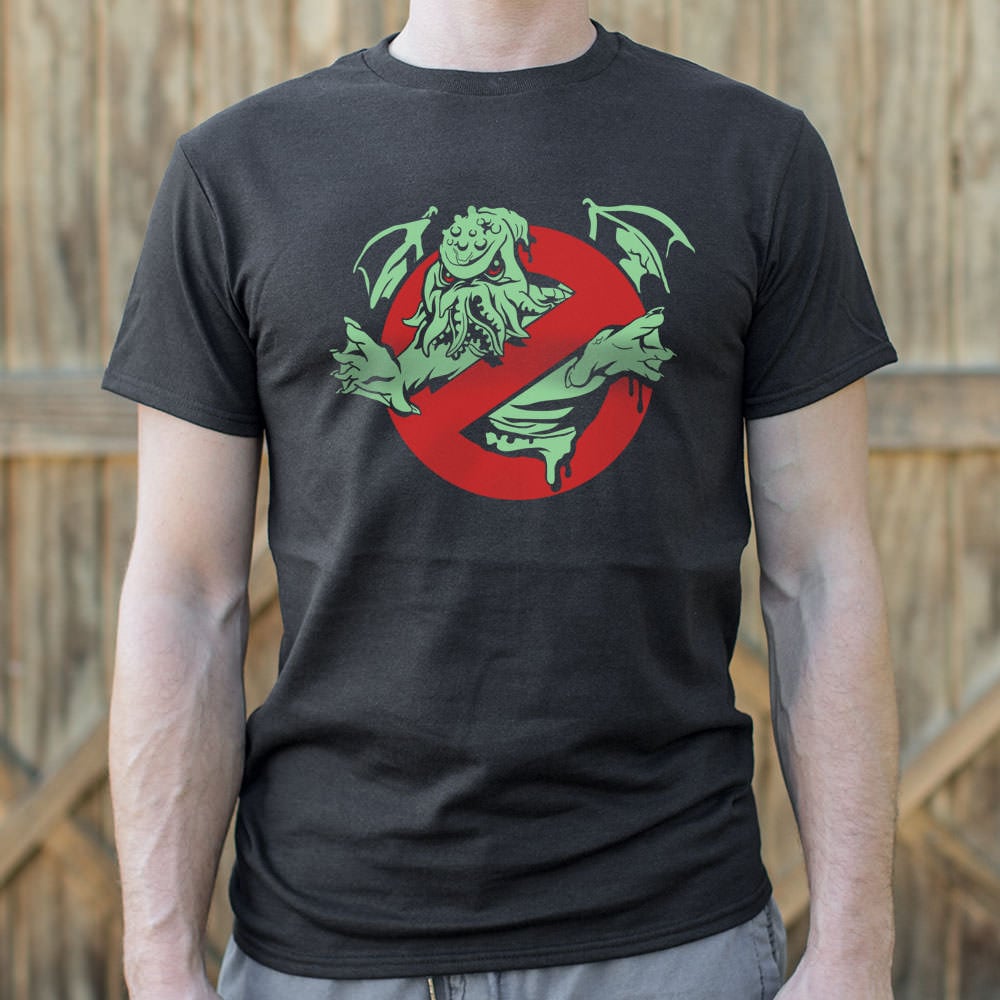 Cthulhu Buster Tentacled Monster in No Ghost Logo