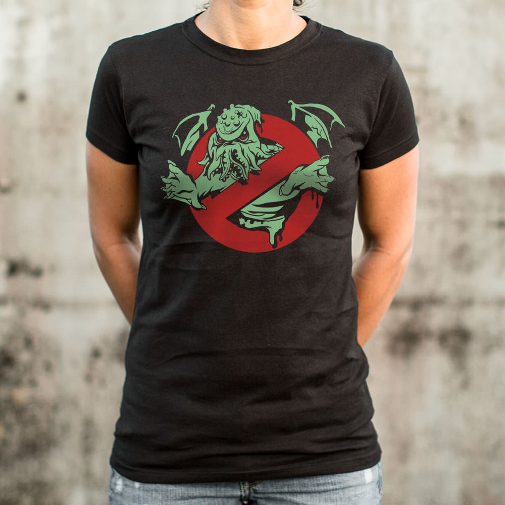 Cthulhu Buster Tentacled Monster in No Ghost Logo