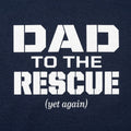 Dad To The Rescue Superhero Dad Design