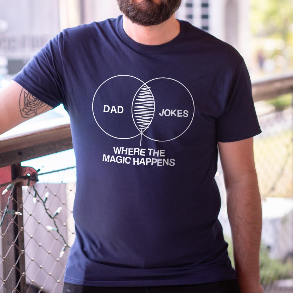 Dad Joke Magic Venn Diagram, Where the Magic Happens