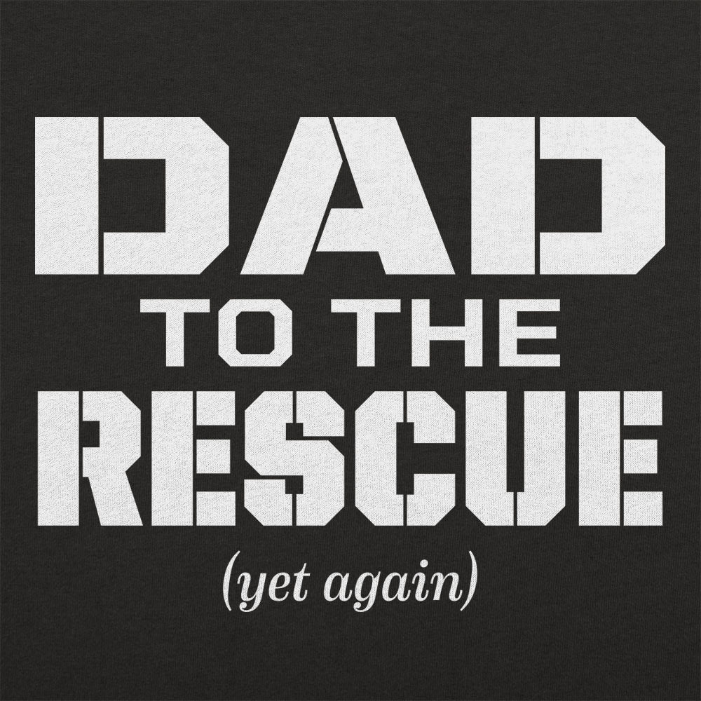 Dad To The Rescue Superhero Dad Design