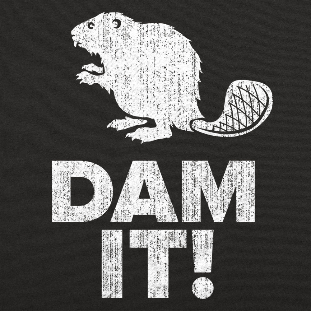 Dam It Beaver Angry Beaver Pun Design
