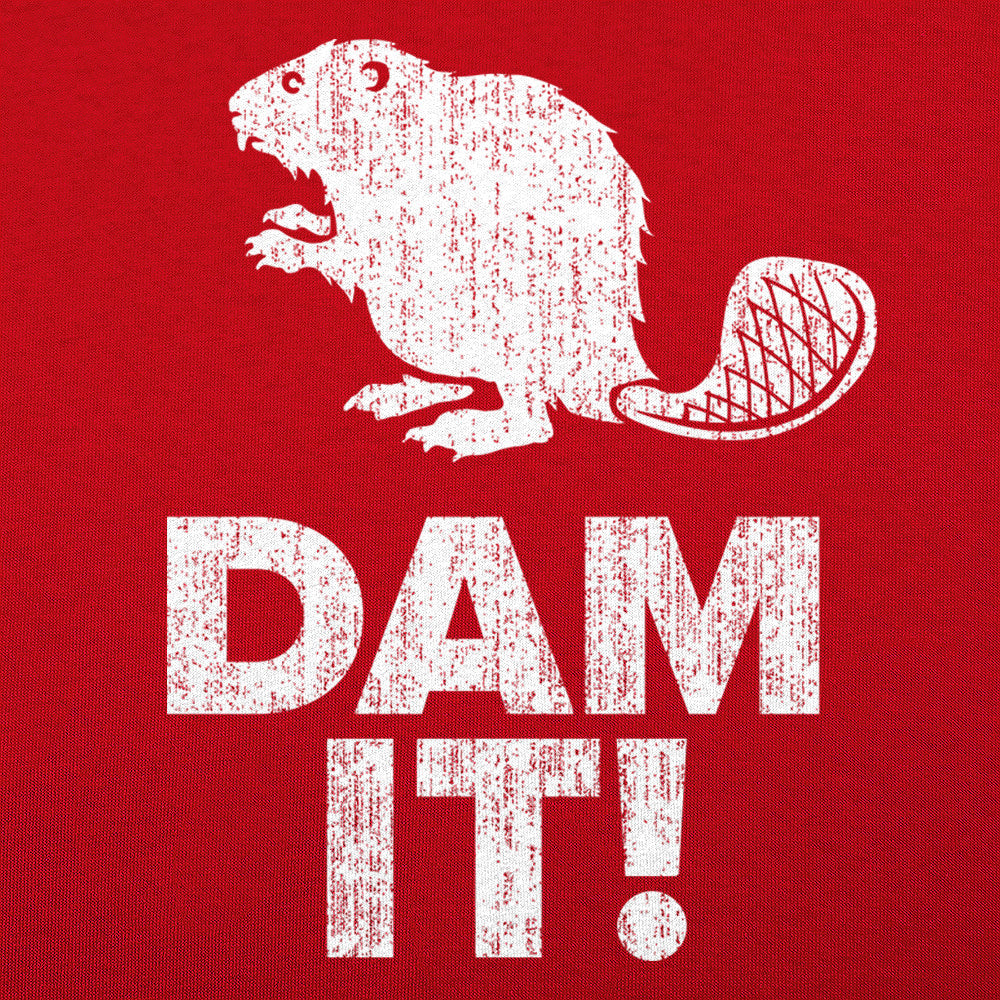 Dam It Beaver Angry Beaver Pun Design