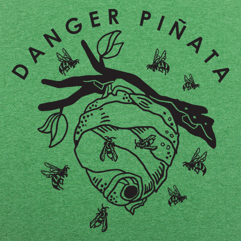 Danger Piñata Bee Hive on Tree Branch