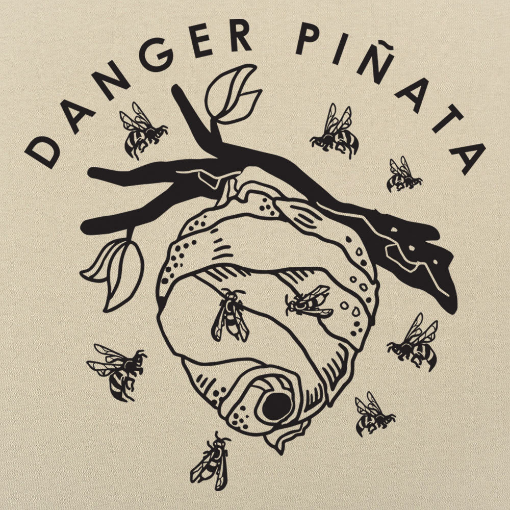 Danger Piñata Bee Hive on Tree Branch