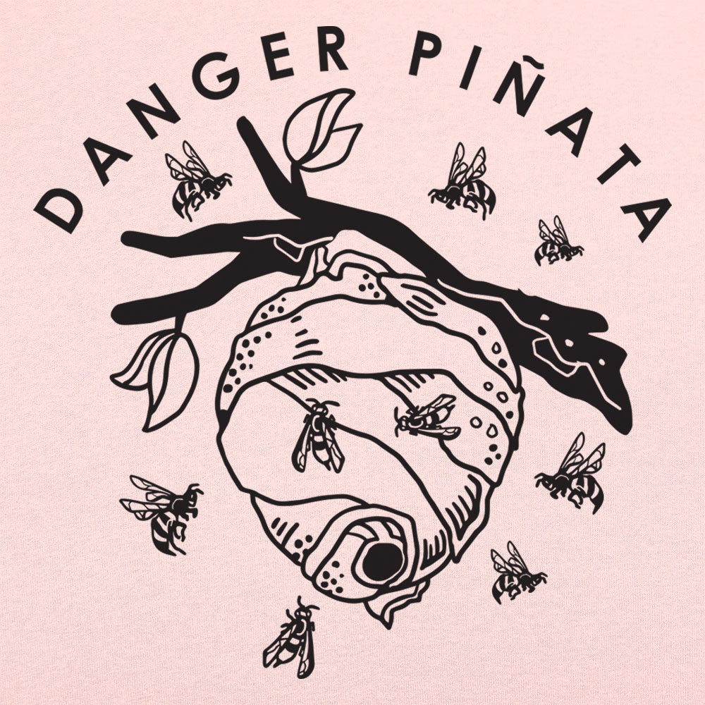 Danger Piñata Bee Hive on Tree Branch