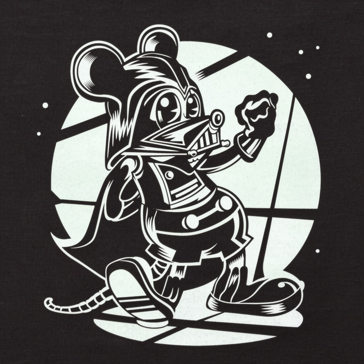 Darth Vermin Villain Mouse Levitating Cheese