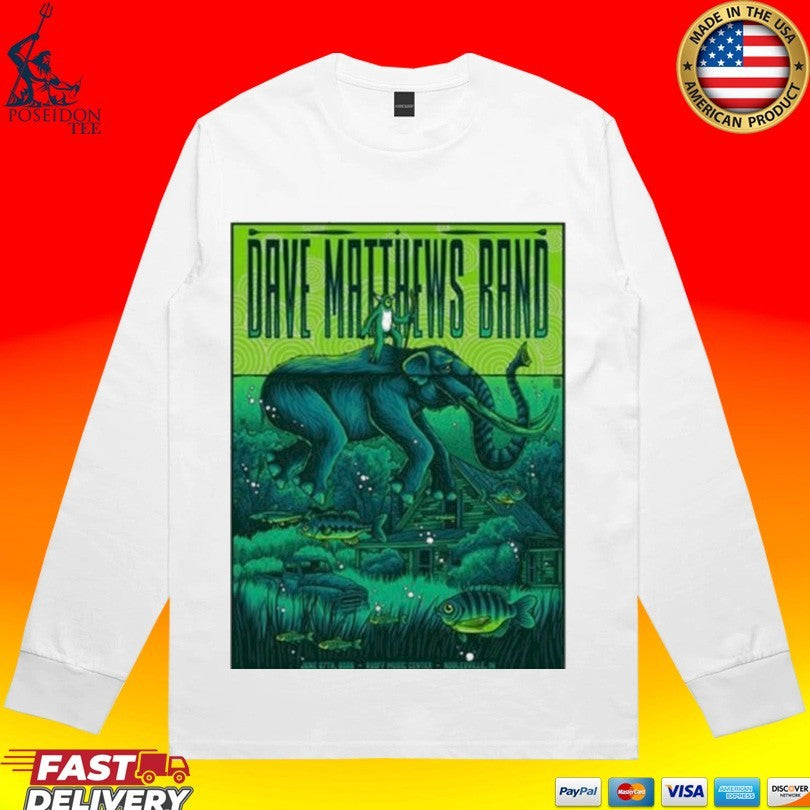 Dave Matthews Band In Noblesville In On June 27 2026 Tour T-shirt