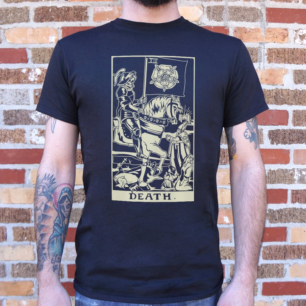 Tarot Death Card Skeleton Knight on Horse