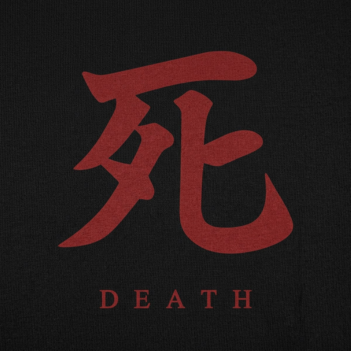 Death Kanji Symbol Japanese Character Tattoo Design