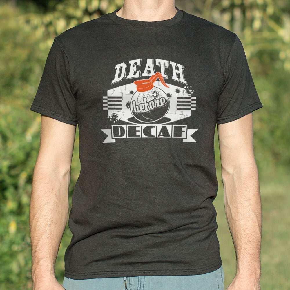 Death Before Decaf Coffee Pot Design