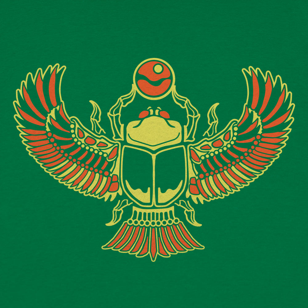 Desert Scarab Winged Egyptian Beetle Graphic