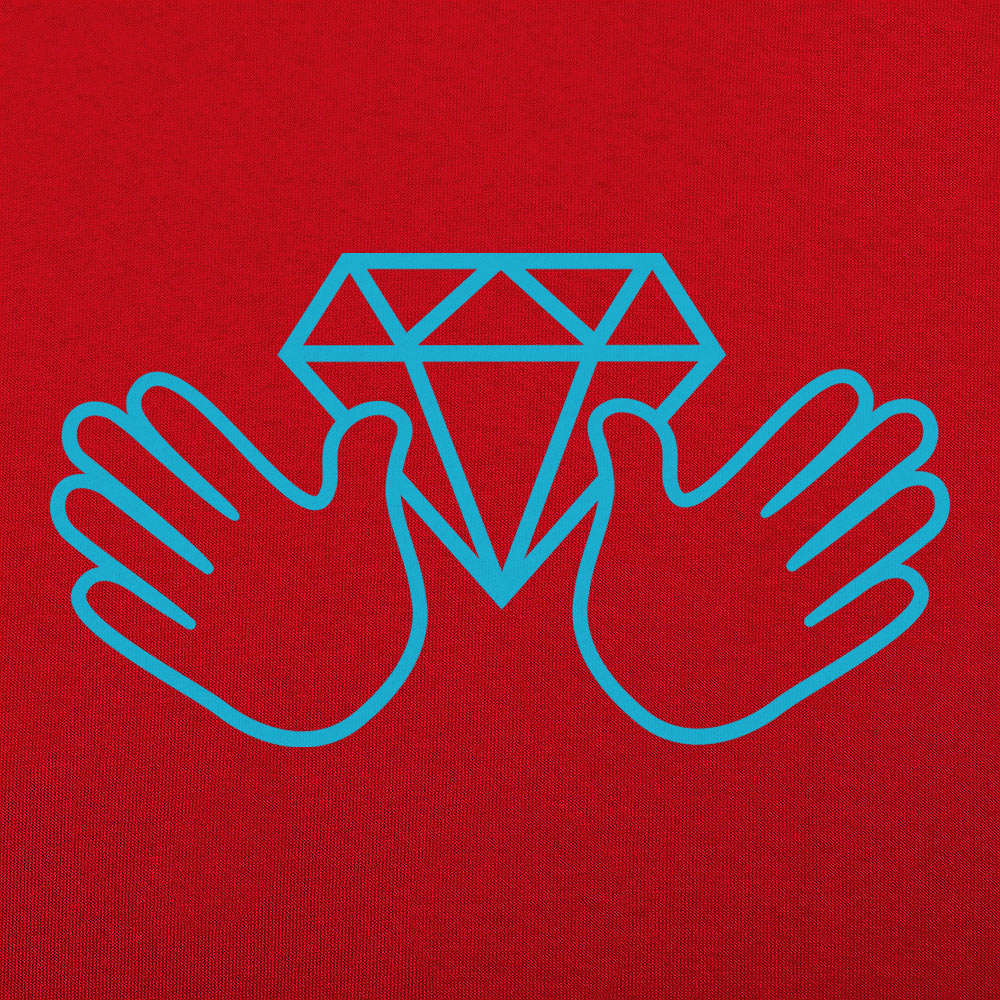 Diamond Hands Stubborn Investor Graphic