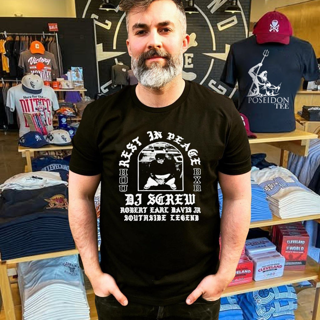 Dj Screw Rest In Peace Hou Bxr Tribute T-shirt