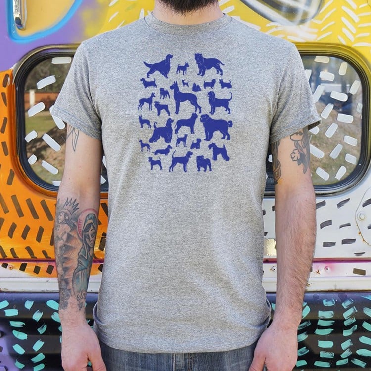 Dog Chart Breed Silhouettes