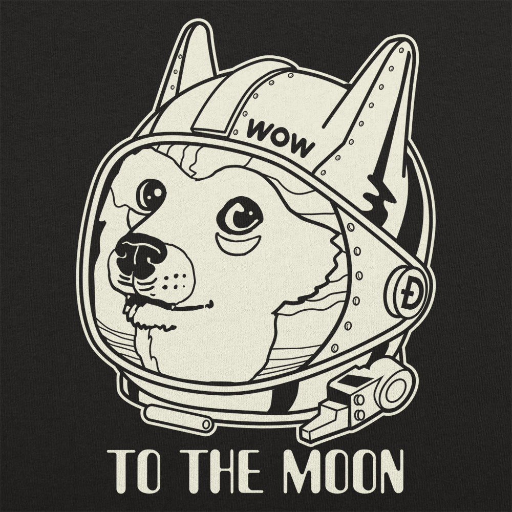 Doge to the Moon Shiba Inu Astronaut Dogecoin Meme