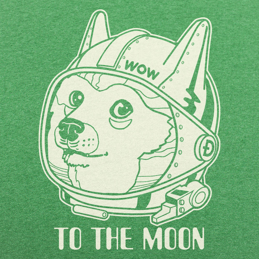 Doge to the Moon Shiba Inu Astronaut Dogecoin Meme