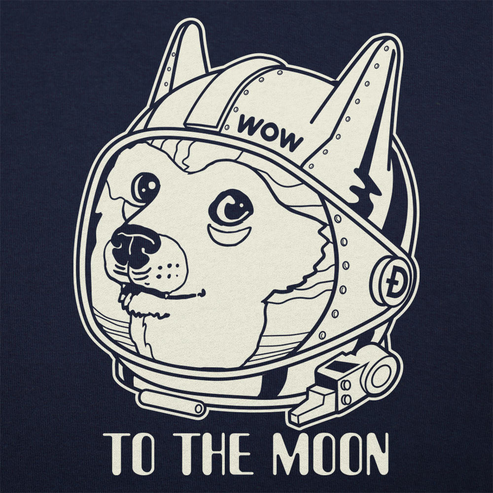 Doge to the Moon Shiba Inu Astronaut Dogecoin Meme