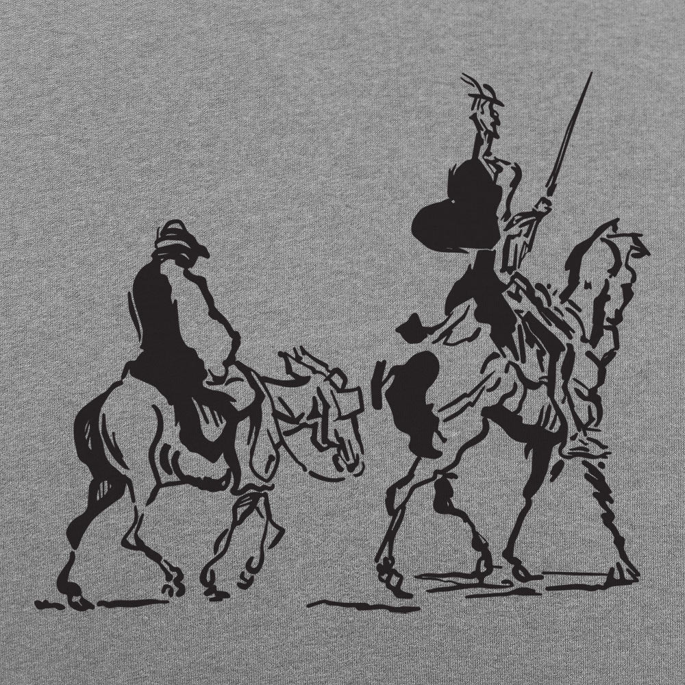 Don Quixote and Sancho Panza on Horseback