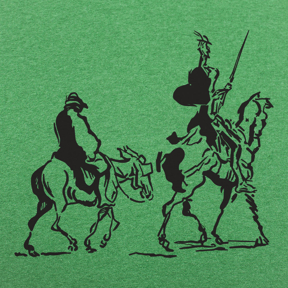 Don Quixote and Sancho Panza on Horseback