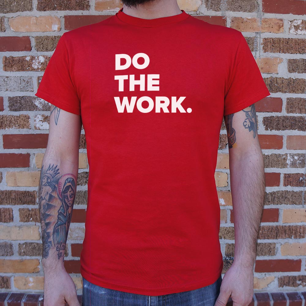 Do The Work Motivational Text Design