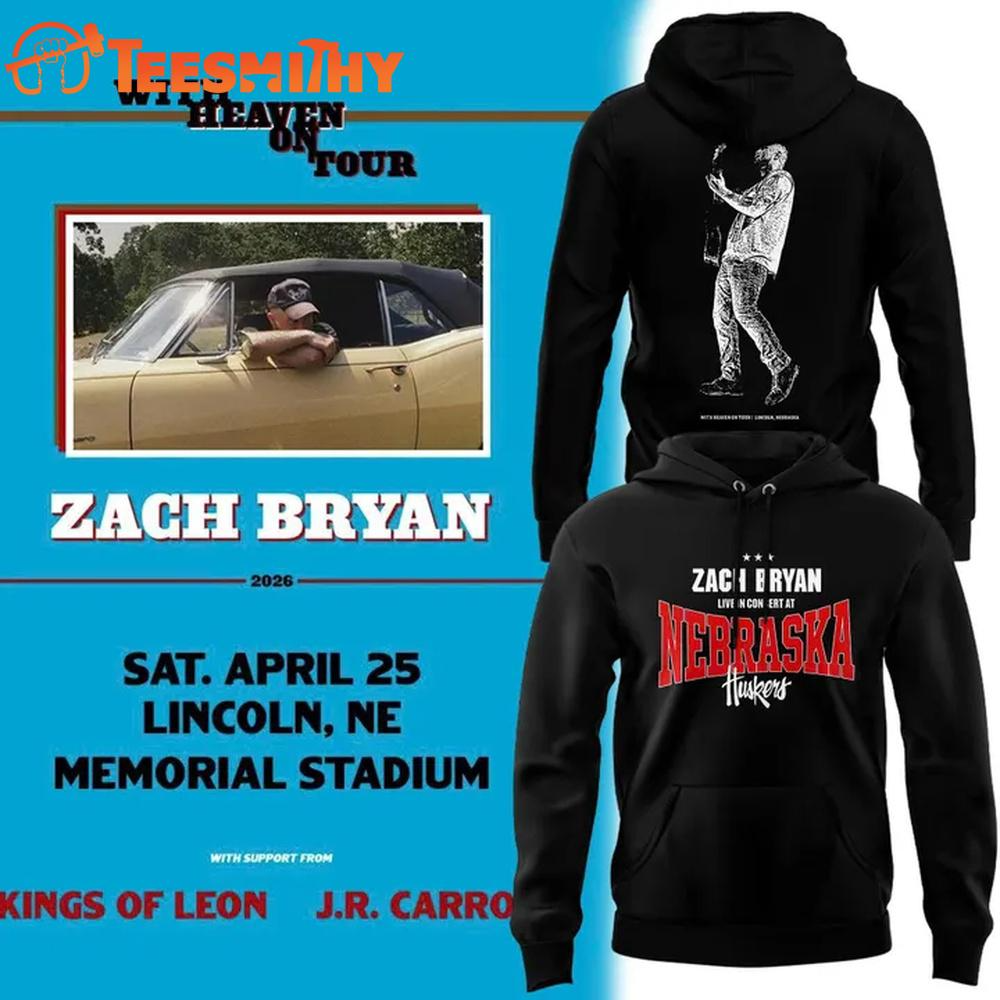 Zach Bryan x Nebraska Huskers 2026 Shirt
