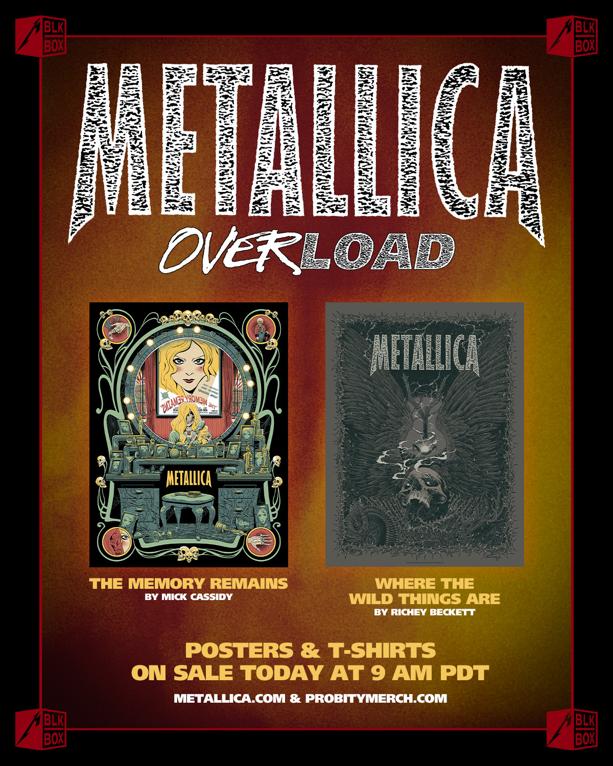 Metallica The Memory Remains (Reload) Poster by MK CSDY