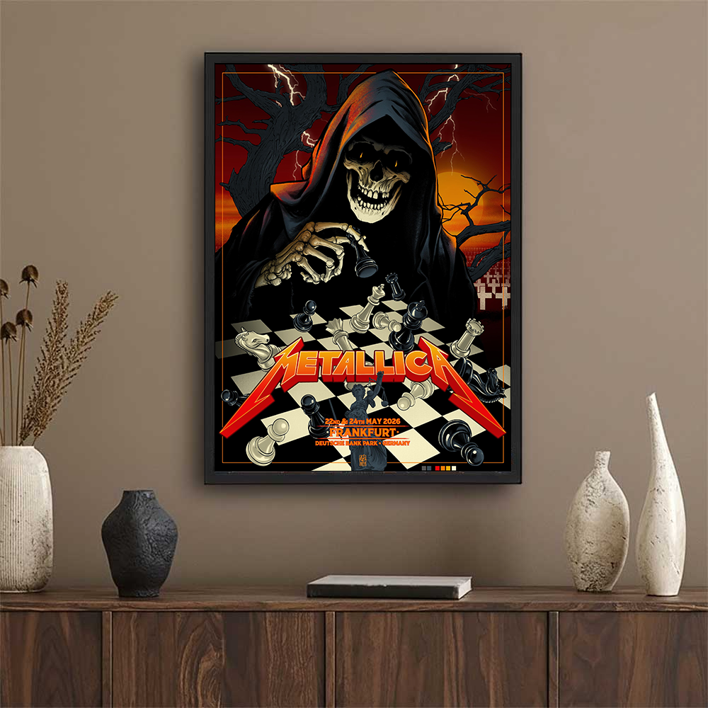 Metallica Chorzow Dragon Poster – Limited Edition M72 World Tour Art