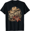 Western Howdy Cowboy Bandana Rodeo Kid Unisex T-shirt, Sweatshirt, Hoodie (1)