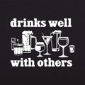 Drinks Well With Others Beer Wine and Cocktail Glasses