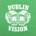 Dublin Vision Double Beer Mugs with Shamrocks