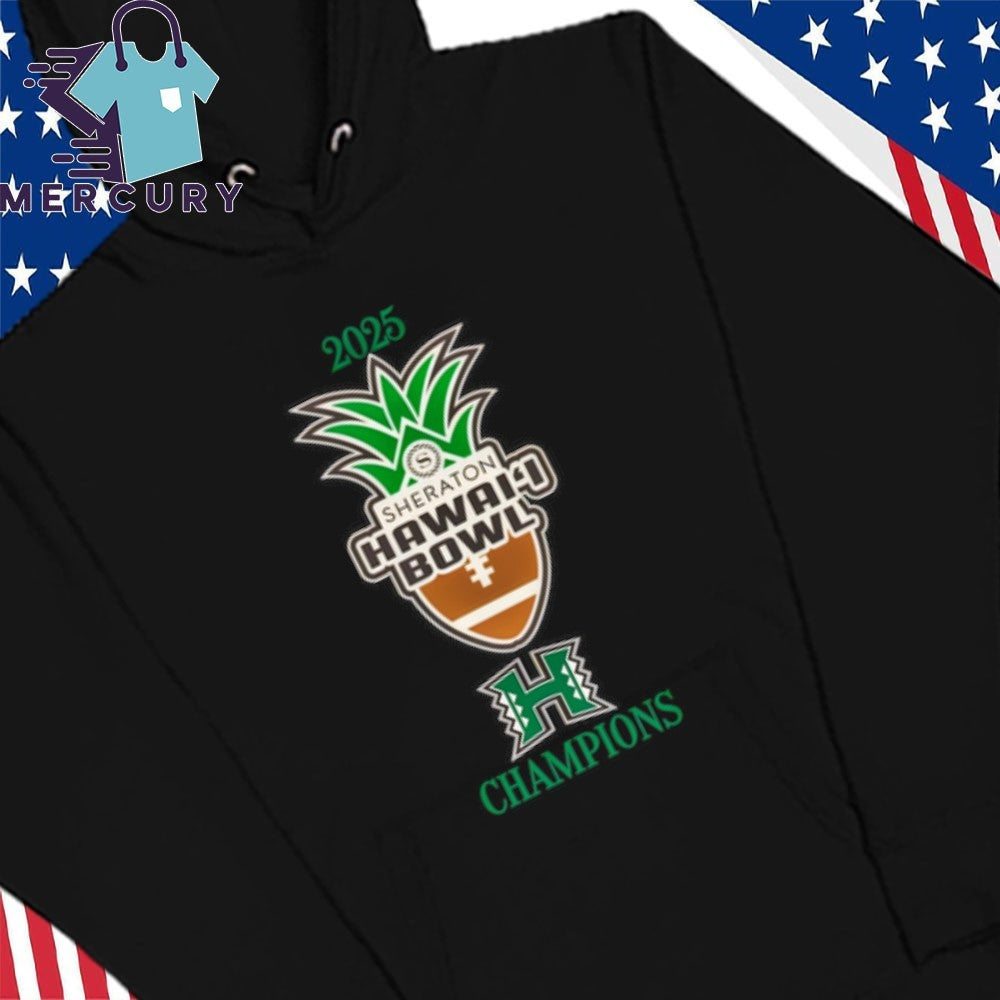 Hawaii Rainbow Warriors 2025 Hawai’i Bowl Champions Shirt