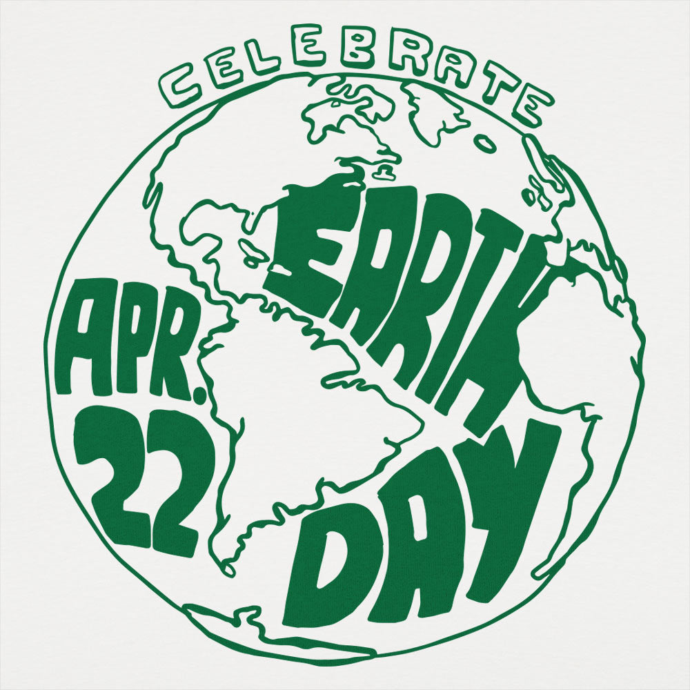 Celebrate Earth Day April 22 Globe Design
