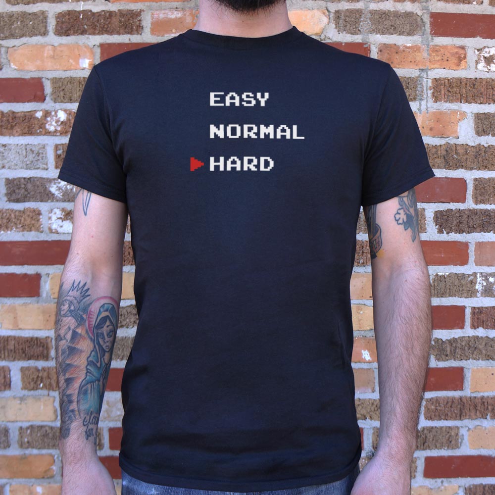 Easy Normal Hard Video Game Difficulty Select Menu