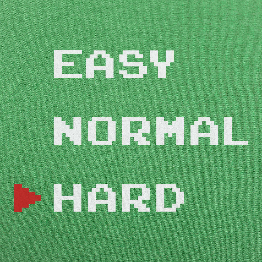 Easy Normal Hard Video Game Difficulty Select Menu